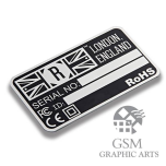 Serial Number & Rating Plates
