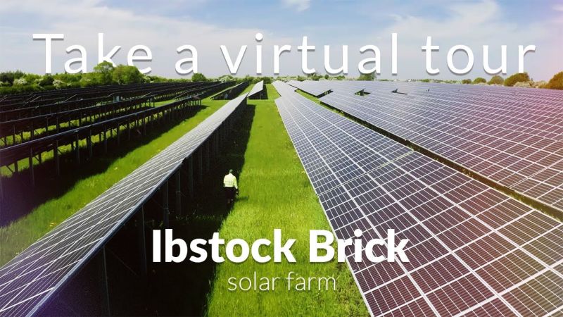Lightsource bp - Virtual tour of Ibstock Brick solar farm, UK