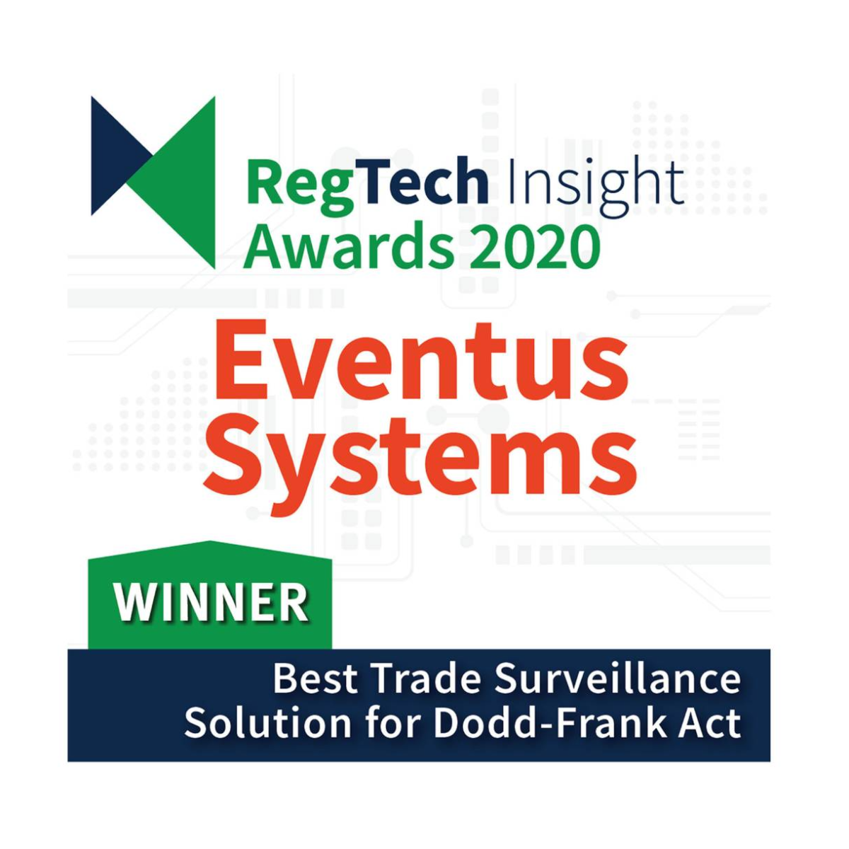 2020 RegTech Insight Awards: Best Trade Surveillance Solution for the Dodd-Frank Act