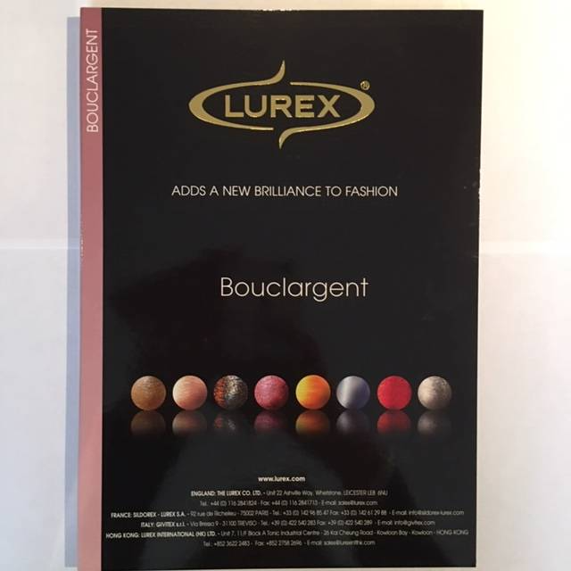 LUREX® METALLIC & SPECIAL EFFECTS BOUCLARGENT RANGE