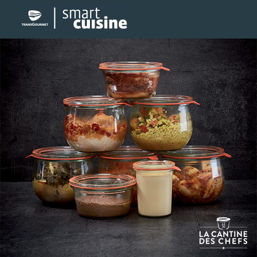 The prepared jars La Cantine des Chefs