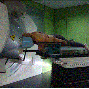 Prone Crawl Breast Couch for radiotherapy of breast cancer in prone position