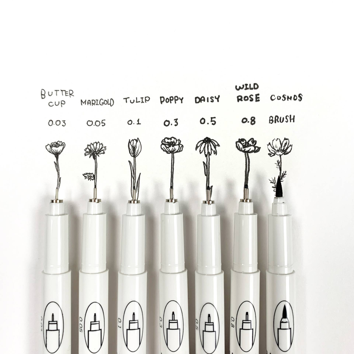 Marvy Uchida Le Pen Drawing - 4100