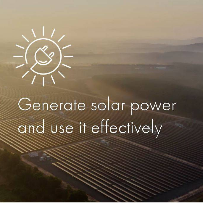Generate solar power