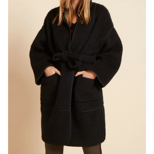 Coat knotted at the waist - Micheline