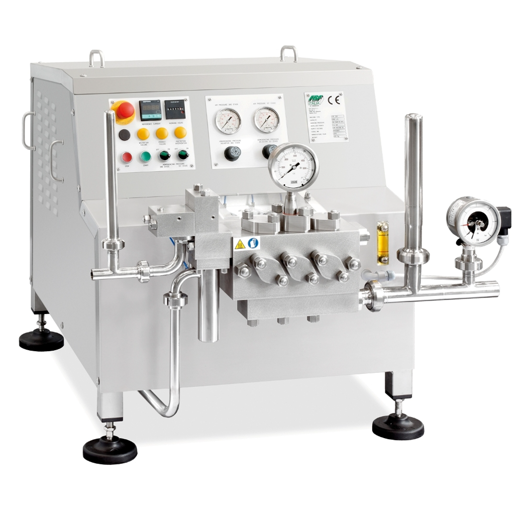 HIGH PRESSURE HOMOGENIZERS (CAPACITY UP TO 2.000 LPH)