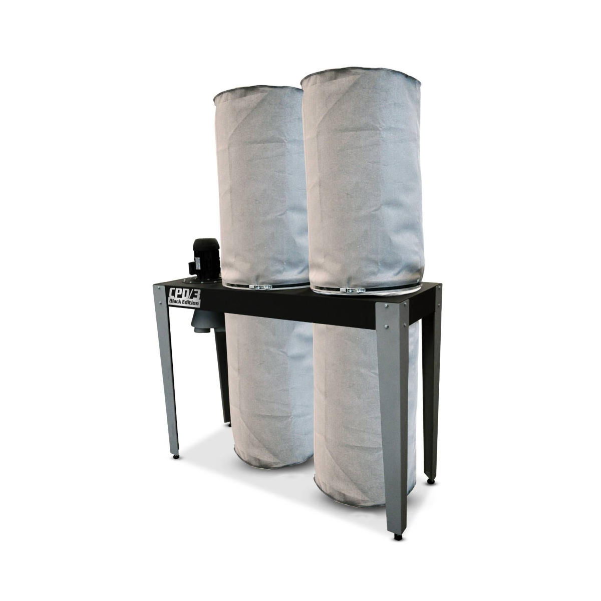 COLETOR DE PÓ COM 3 BOCAS E 2 RESERVATÓRIOS BLACK EDITION – CPD/3.S BLACK