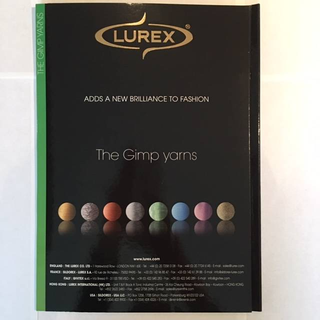 LUREX® GIMP YARNSLUREX® METALLIC & SPECIAL EFFECT GIMP YARNS