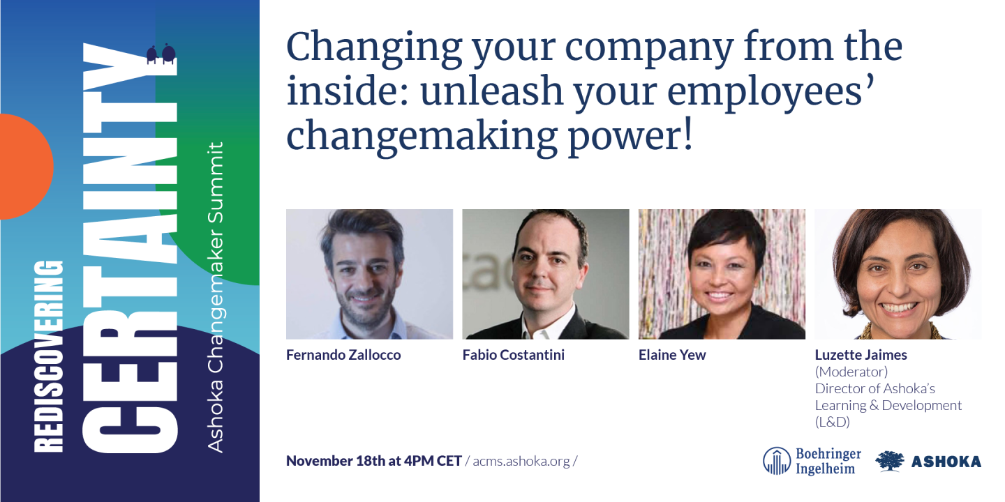 Changing your company from the inside: unleash your employees changemaking power!