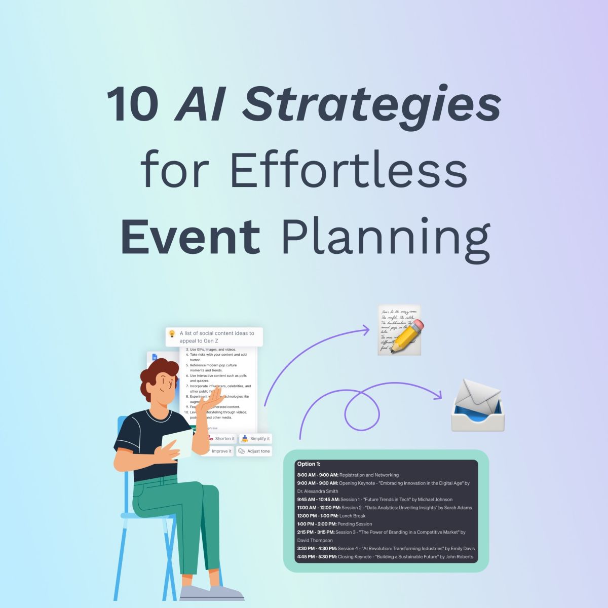10 AI Strategies for Effortless Event Planning