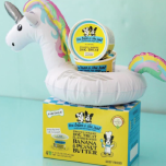 Frozen Yogurt Dog Treat with Banana & Peanut Butter