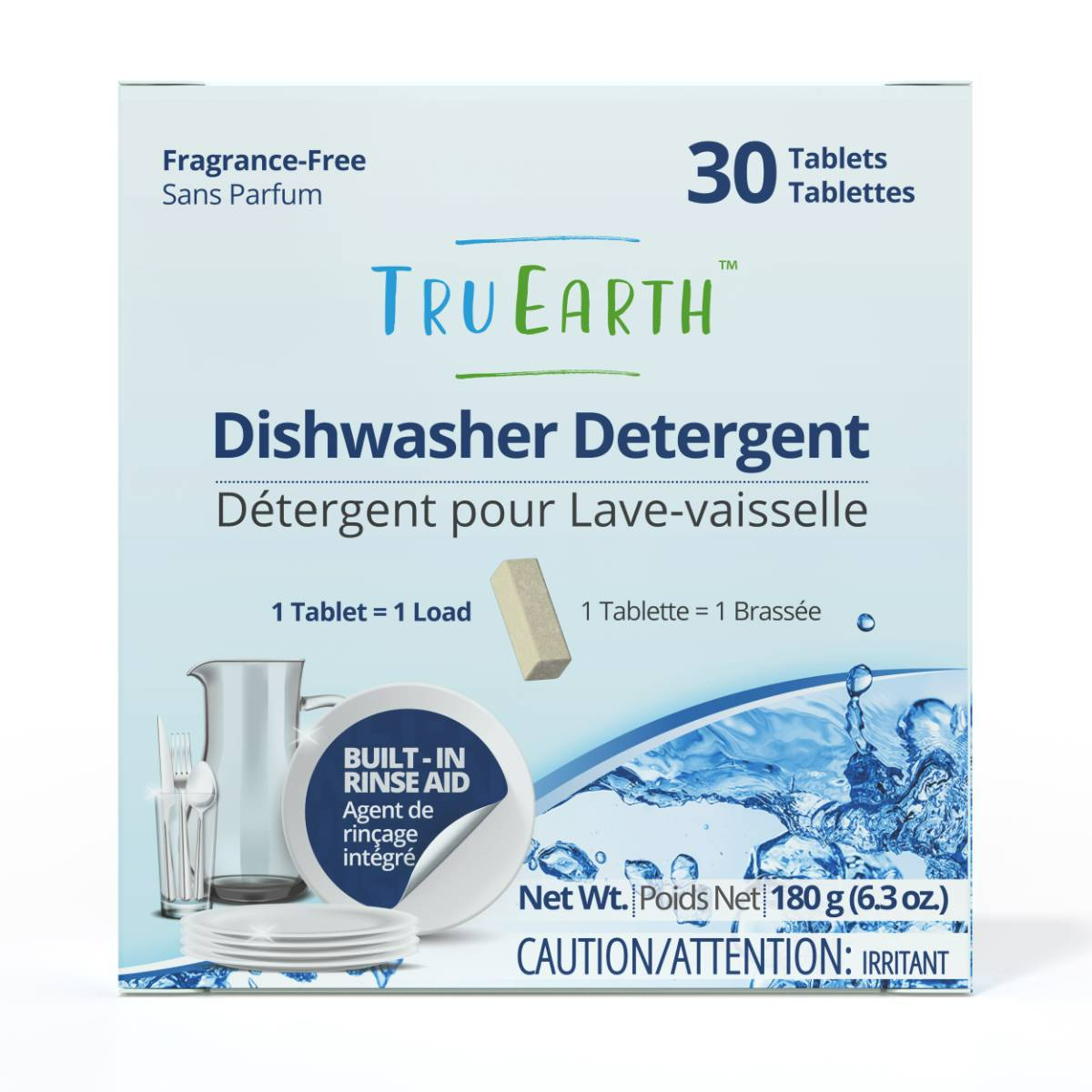 Tru Earth Dishwasher Detergent Tablets, 30-tablets