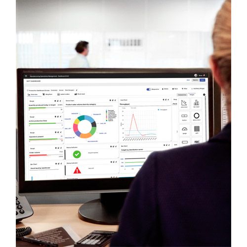 Logiciel : ABB Ability™ Manufacturing Operations Management (MOM)