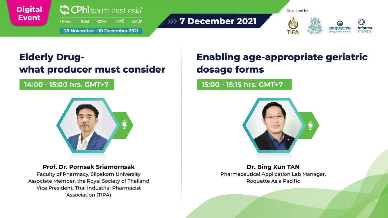 Elderly Drug- what producer must consider