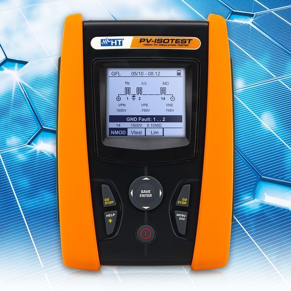 HT Instruments PV-Isotest Isolatieweerstandtester voor PV-installaties