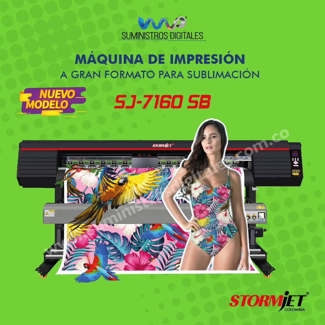 SJ-7160 SB IMPRESORA A GRAN FORMATO PARA SUBLIMACION
