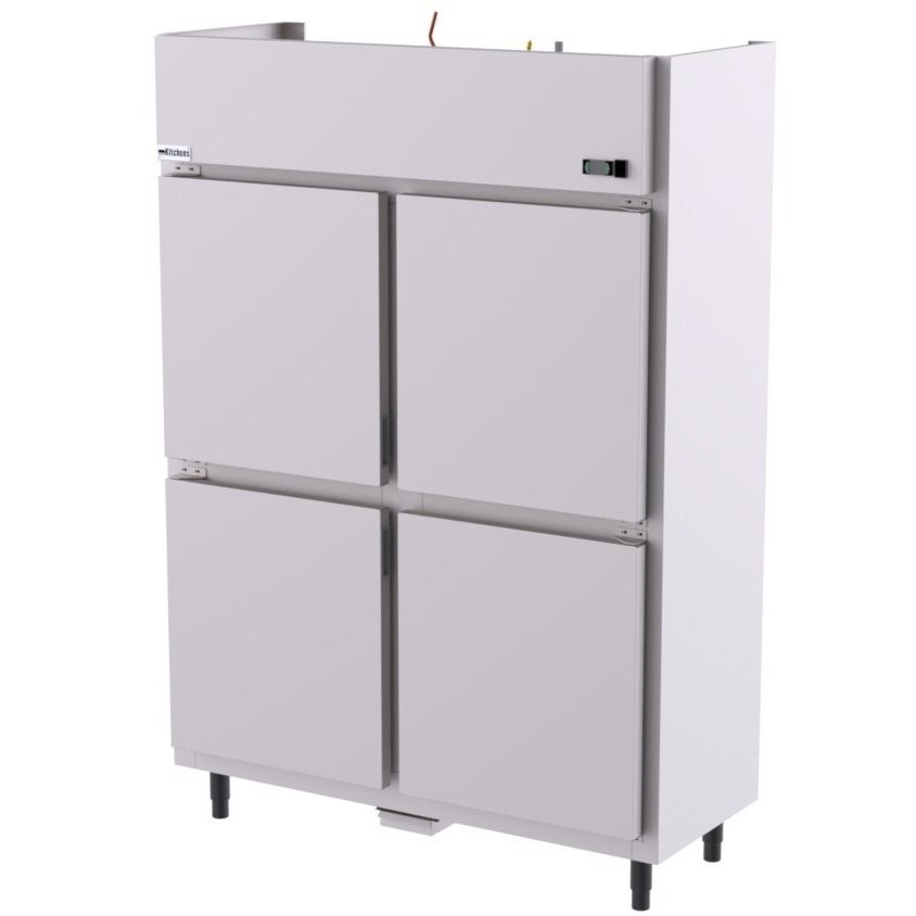Refrigerador vertical inox