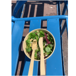 Fourchettes jetables - 17 cm 100% Fibre de bambou