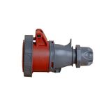 Power CEE contrastekker 5-polig 16A IP67 rood