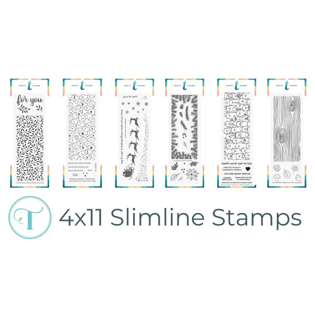Trinity Stamps Slimline 4x11 Stamp Sets