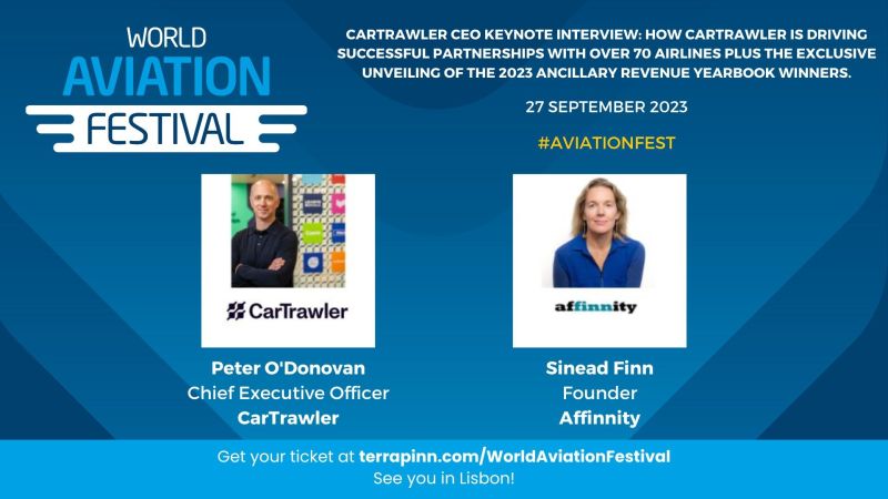 CarTrawler CEO Keynote Interview: How CarTrawler is driving successful partnerships with over 70 airlines PLUS the exclusive unveiling of the 2023 Ancillary Revenue Yearbook Winners.