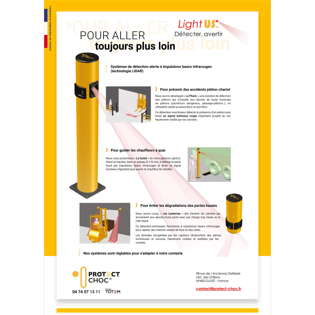 LightUs - Systèmes de détection-alerte pour aller toujours plus loin