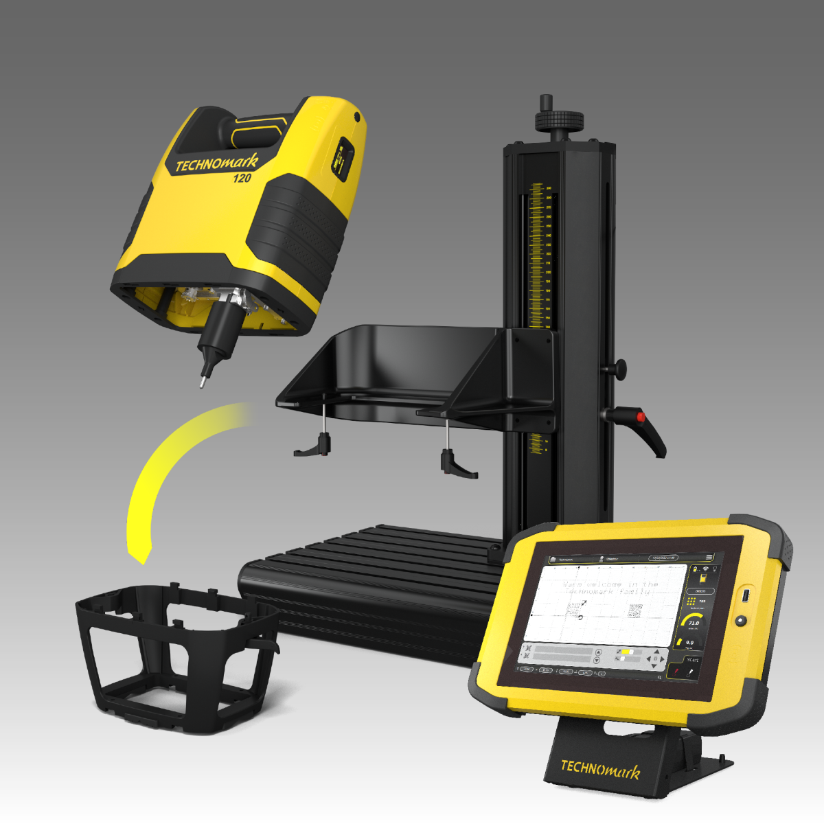 2-in-1 dot peen marking machine Combo - Connect.series