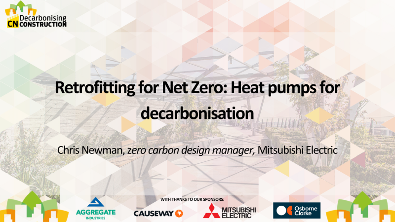 Retrofitting for Net Zero: Heat Pumps for Decarbonization