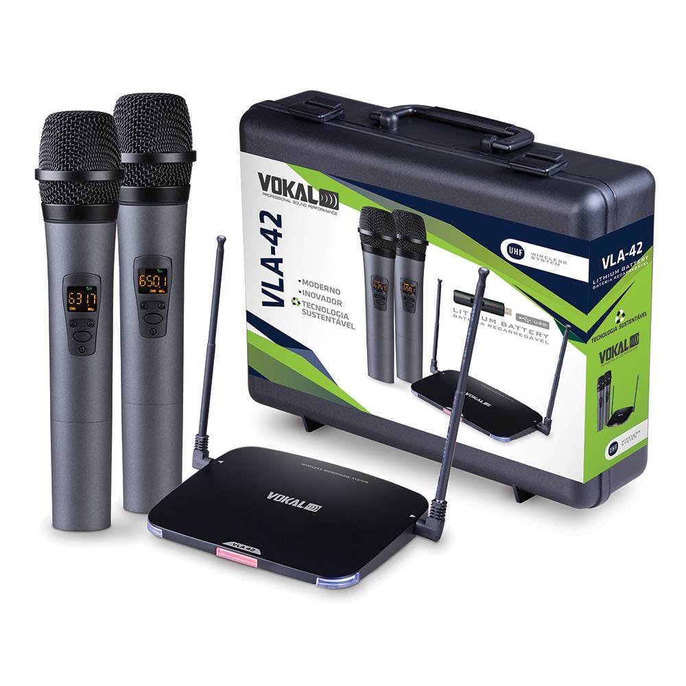 VLA42 Lithium Recarregável - Dual Channel