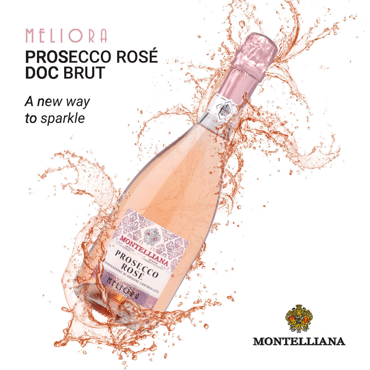 MONTELLIANA "MELIORA" PROSECCO ROSE' DOC BRUT