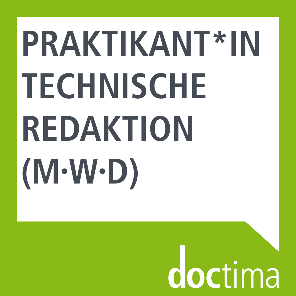 Technical writing internship (+ Bachelor's / Master's thesis possible, starting April 2021)