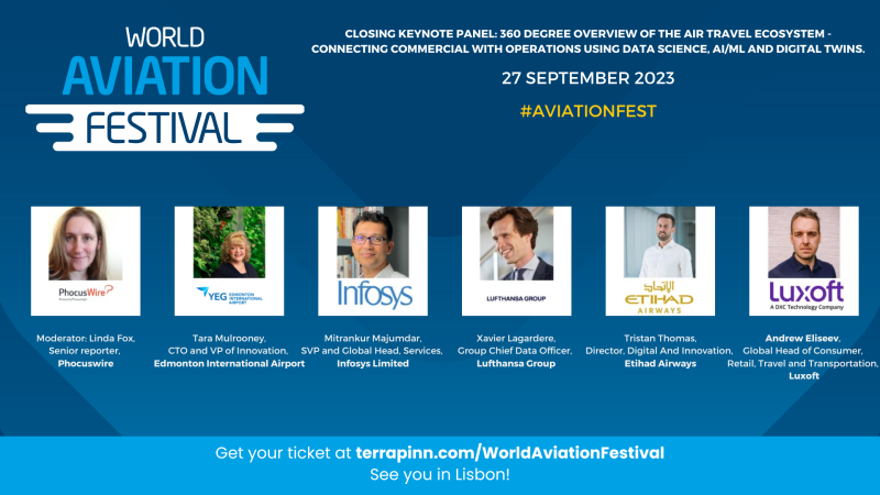 Closing keynote panel: 360 degree overview of the air travel ecosystem - Connecting commercial with operations using data science, AI/ML and digital twins.