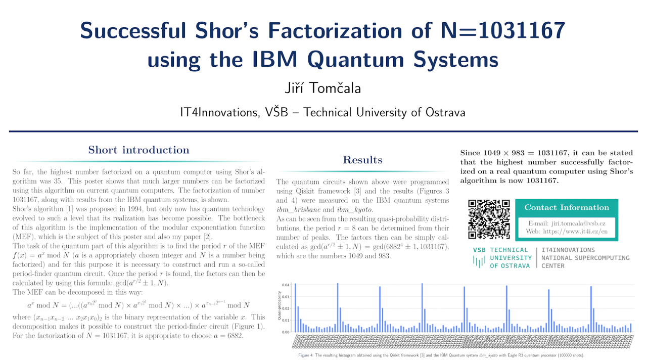 Successful Shor's Factorization of N=1031167 Using the IBM Quantum Systems