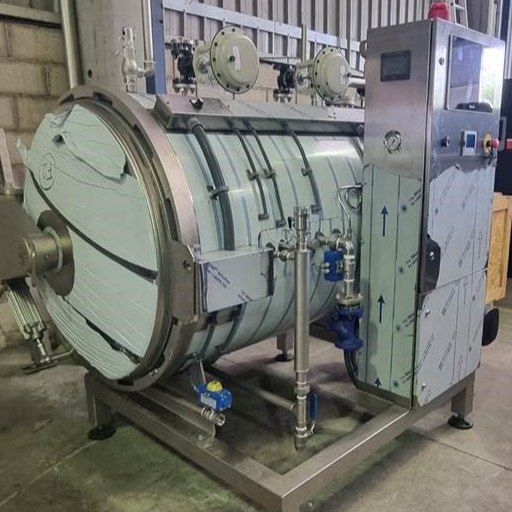 HORIZONTAL AUTOCLAVE WITH 2 BASKETS