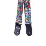 Correia para Ukulele Floral Azul