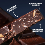 Chocxo Dark Chocolate Coconut Almond & Sea Salt Snaps - 85% Cacao