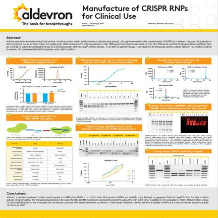 Manufacturing CRISPR RNPs for Clinical Applications