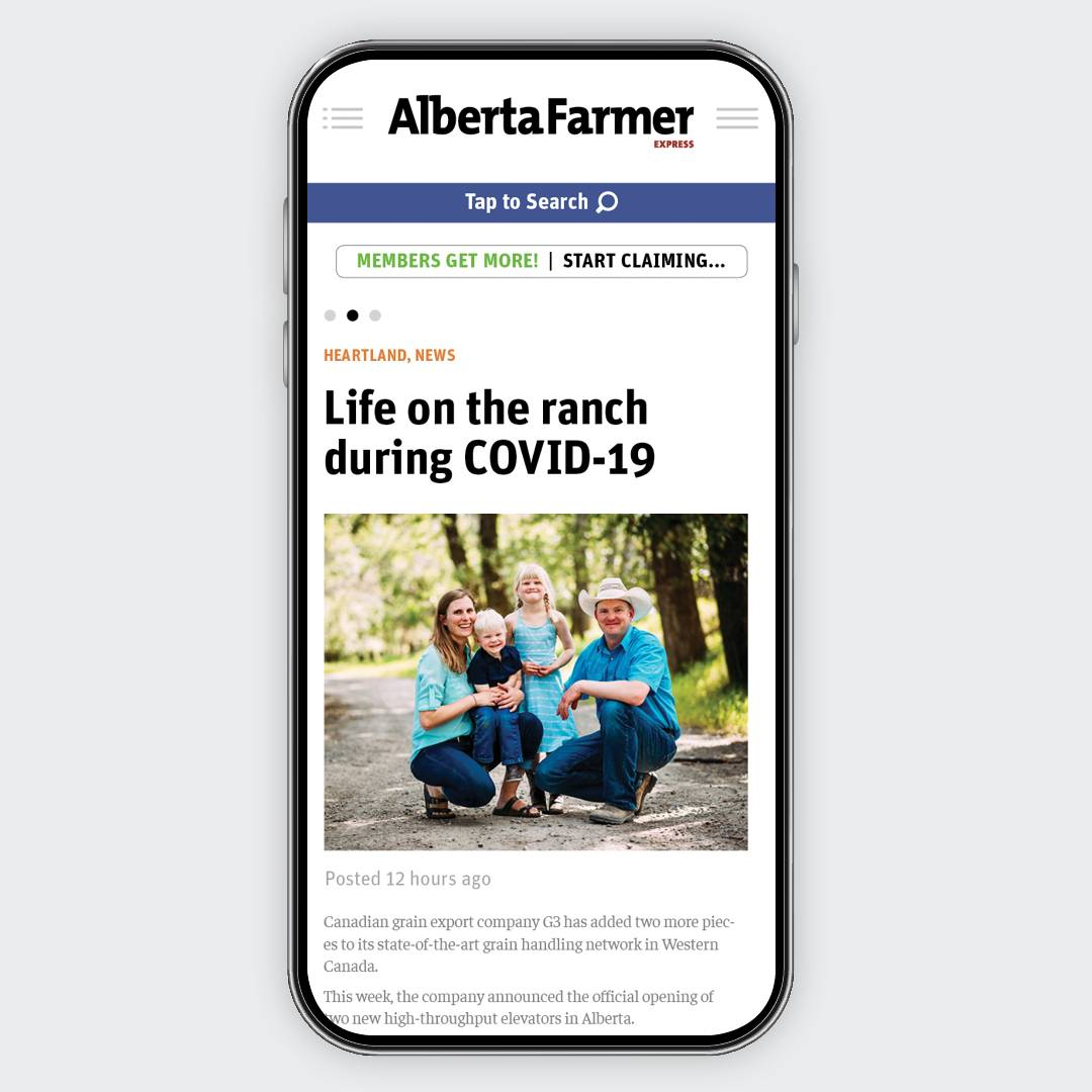 FREE eNews for Alberta Farmers & Ranchers