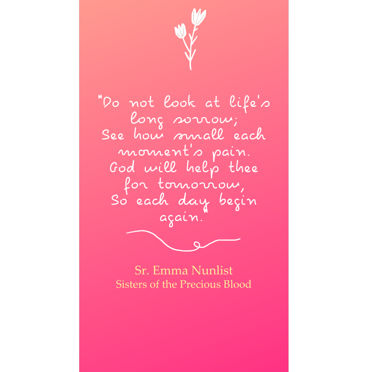 Look to tomorrow Quote Phone Wallpaper