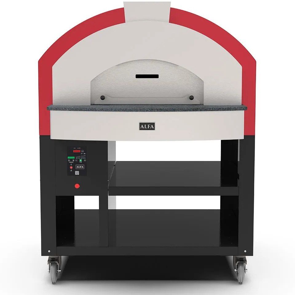 PROFESSIONAL HYBRID WOOD AND GAS PIZZA OVEN QUICK6 PIZZE