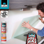 BISON POLY MAX® CRYSTAL EXPRESS Low VOC Transparent Construction Adhesive & Sealant