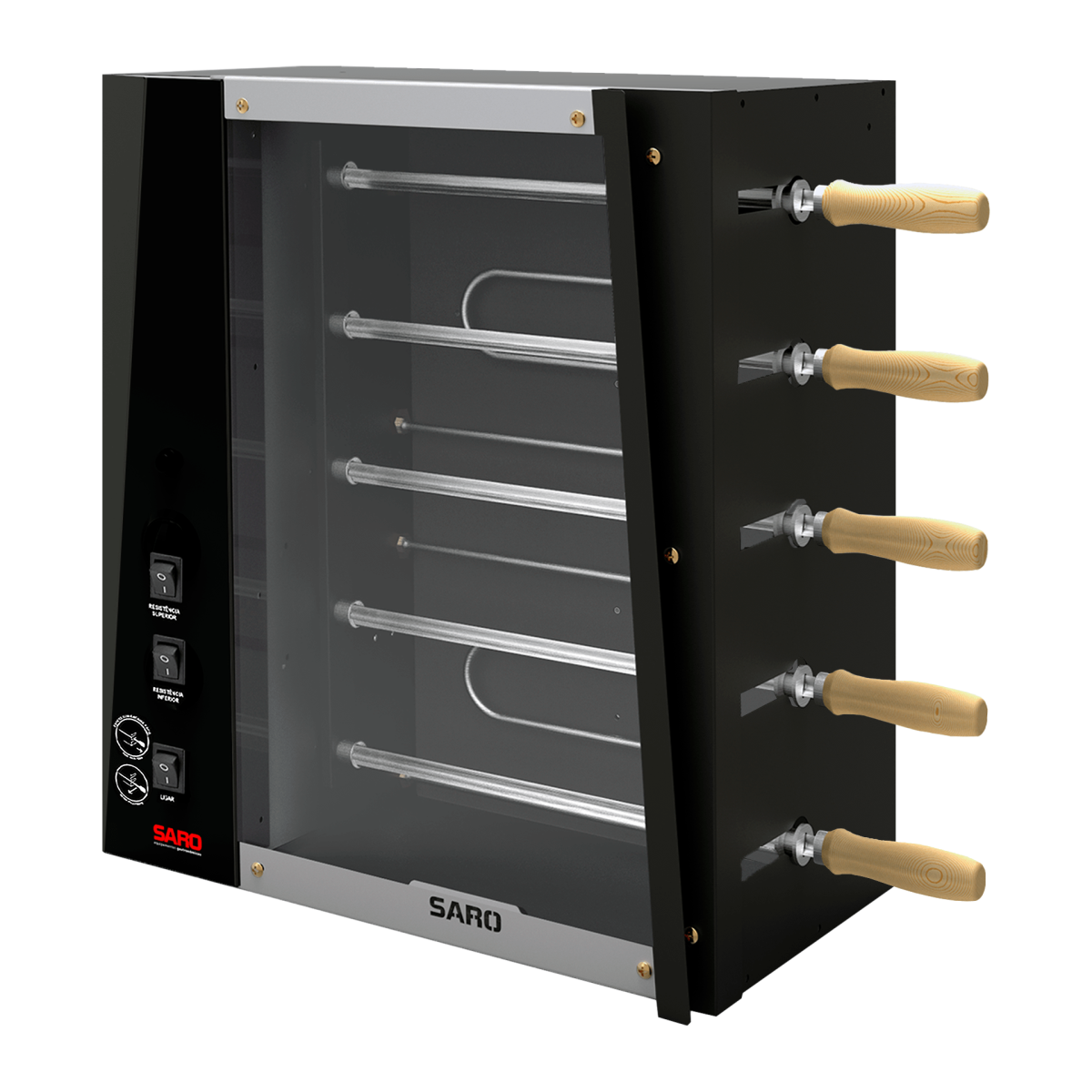 CHRGLP - Assador rotativo 5 espetos