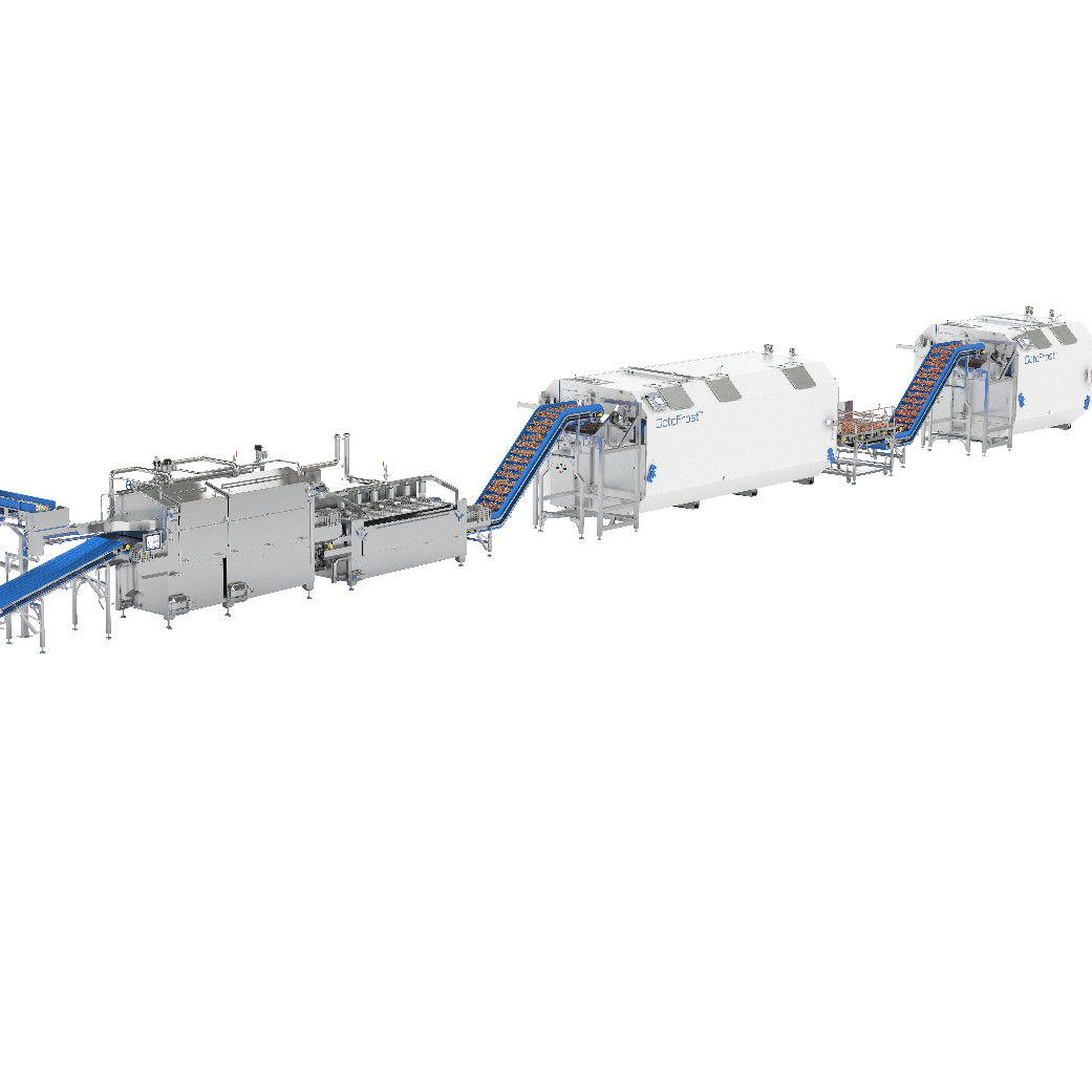IQF Shrimp processing line