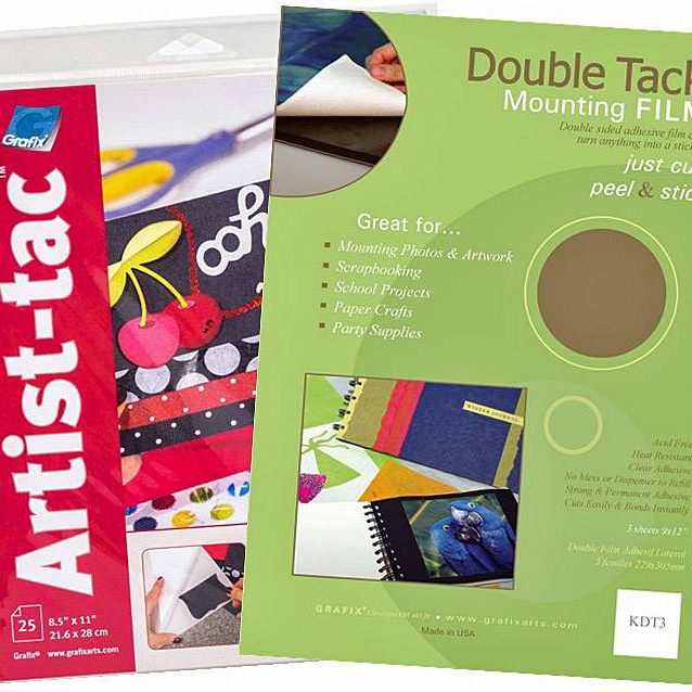 Grafix Artist-tac and Double Tack Mounting Film