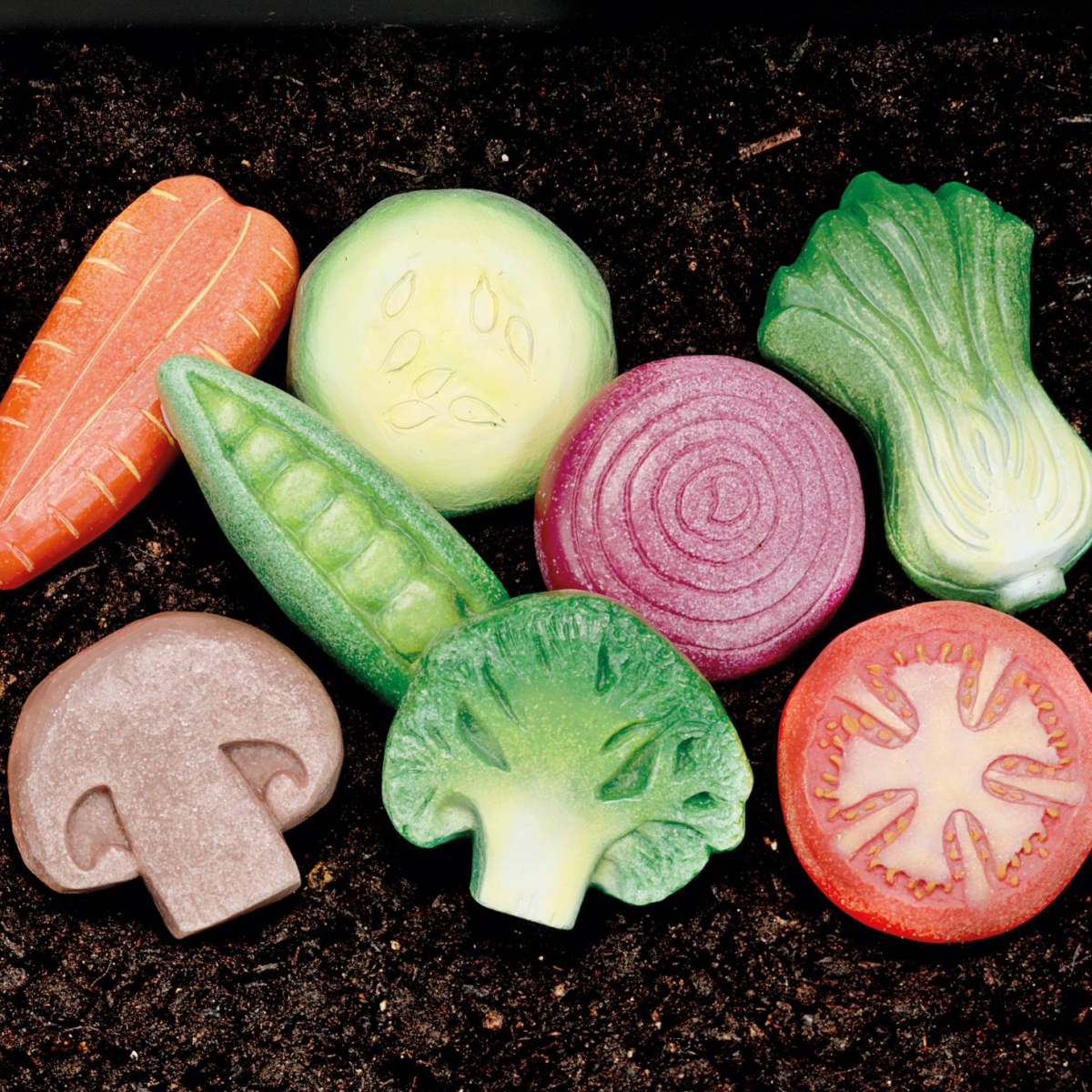 Vegetables - Sensory Play Stones
