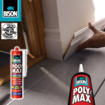 BISON POLY MAX® HIGH TACK EXPRESS Low VOC White Construction Adhesive & Sealant