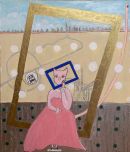 Framed Cat By Kaori Sakaguchi