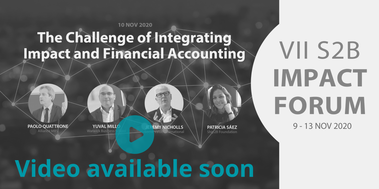The Challenge of Integrating Impact and Financial Accounting