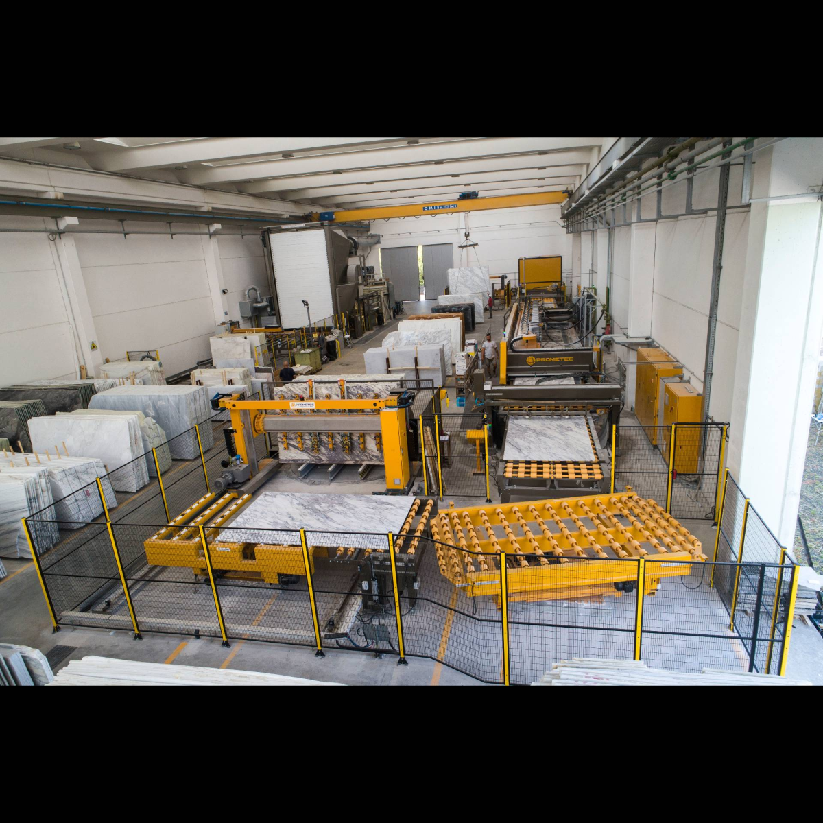 CAMPOLONGHI ITALIA SPA Polishing line for marble with photographic camera
