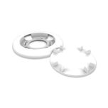 Plafond afdekplaat universeel 2-delig rond